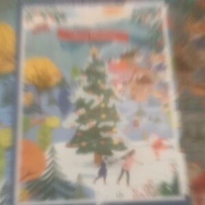 Puzzle by Pieces and Peaces. 500ct. Skating into Christmas Joy